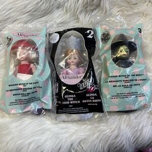 Madame Alexander Wizard of Oz McDonald's Happy Meal Toys Set of 3 Witches
